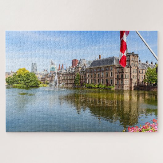Het Binnenhof in Den Haag Legpuzzel (Horizontaal)