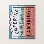 Het binnenkomen van de stad Cambridge, Jigzaag Puz Legpuzzel (Verticaal)