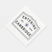 Het binnenkomen van de stad Cambridge Massachusett Servet (Hoek)