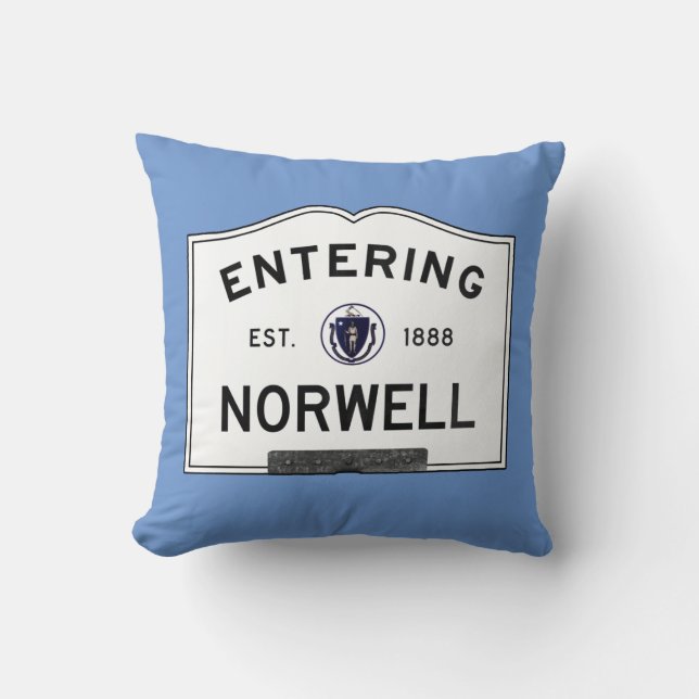 Het binnenkomen van Norwell Kussen (Voorkant)