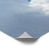 het binnenkomen van wolken poster (Hoek)