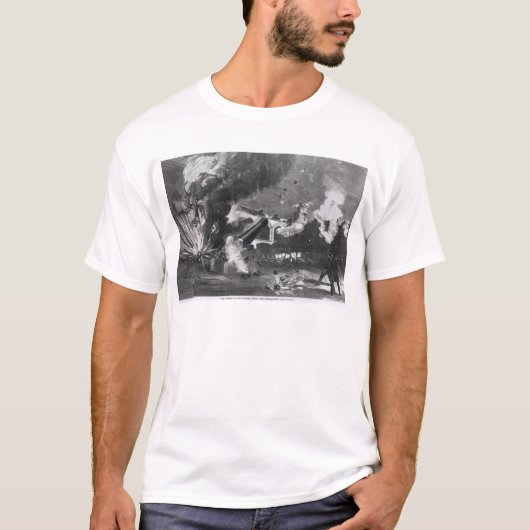 Het binnenland van de fort Sumter tijdens T-shirt (Voorkant)