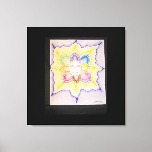 Het binnenlicht canvas afdruk (Voorkant)