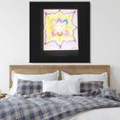 Het binnenlicht canvas afdruk (Insitu (Slaapkamer))