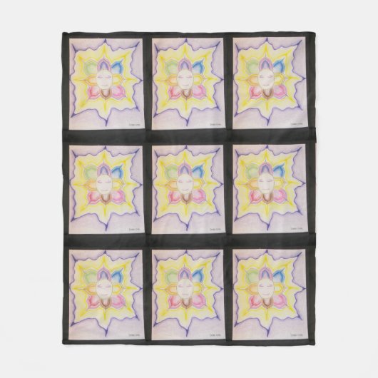 Het binnenlicht fleece deken (Voorkant)