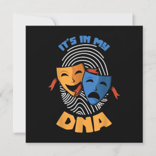 Het bioscoopmasker zit in mijn DNA Musical Lover M Bedankkaart
