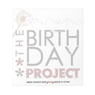 Het Birthday Project Big Notitieblok