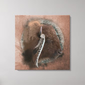 Het Bison II - Gewikkeld Canvas Afdruk (Voorkant)