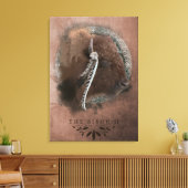 Het Bison II - Gewikkeld Canvas Afdruk (Insitu (Woonkamer))