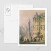 Het bisschoppaleis in Wurzburg Briefkaart (Voorkant / Achterkant)