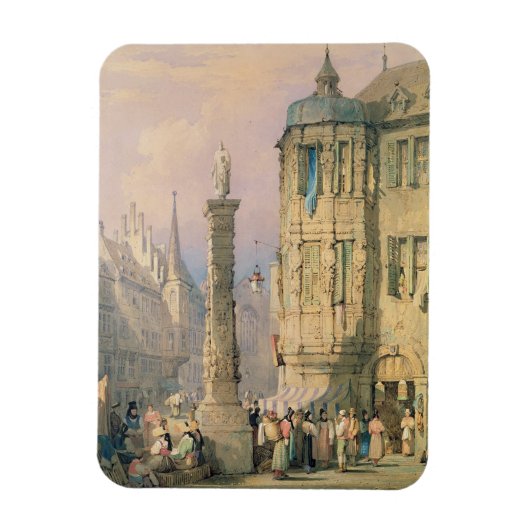 Het bisschoppaleis in Wurzburg Magneet (Verticaal)