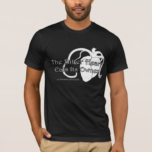 Het bittere hart t-shirt (Voorkant)