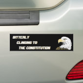 Het bittere kloppend aan de Grondwet Bumpersticker (Op auto)