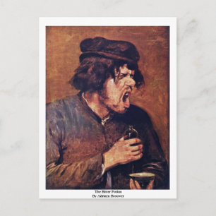 Het bittere standpunt van Adriaen Brouwer Briefkaart