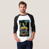 Het Black Cat Movie Poster T-shirt (Voorkant volledig)