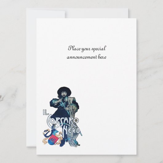 HET BLACK CORSAIR MONOGRAM Gold Aankondiging (Achterkant)