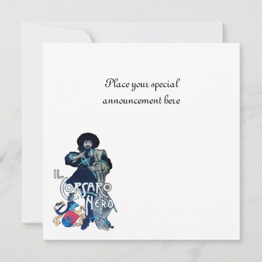 HET BLACK CORSAIR MONOGRAM Gold Aankondiging (Achterkant)