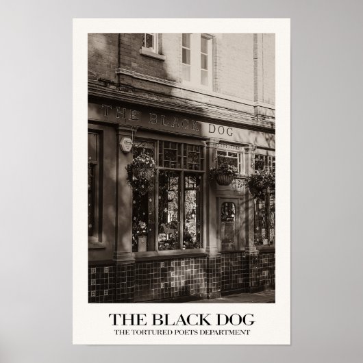 Het Black Dog Poster (Voorkant)