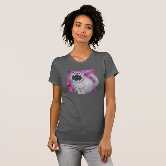 Het Black Hole Cat Shirt (Voorkant volledig)