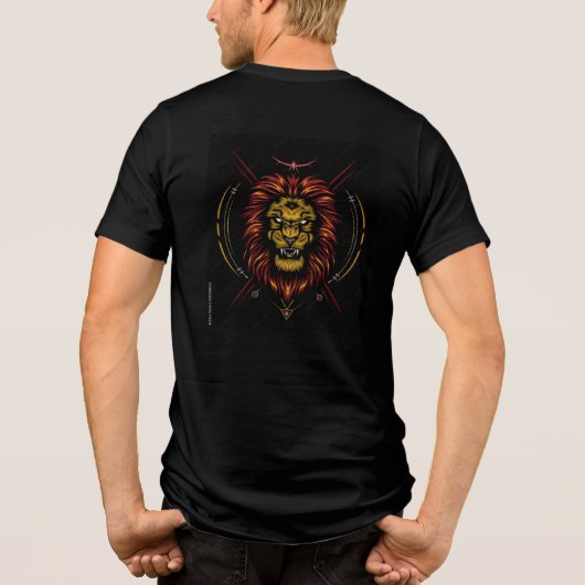 Het Black Lion T-shirt ontwerp (Achterkant)