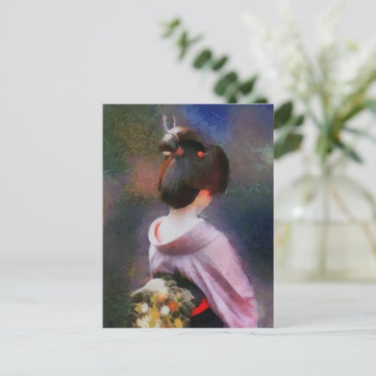 Het Black Obi-briefkaart Briefkaart (Staand voorkant)