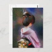 Het Black Obi-briefkaart Briefkaart (Voorkant / Achterkant)