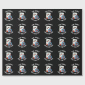 Het blad is voorzien van een flauw idee van een do cadeaupapier (Vlak)