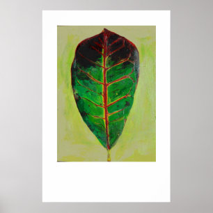 Het blad poster