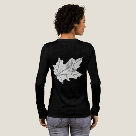 Het blad 🍁  Tri-Blend shirt (Achterkant)