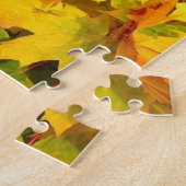 Het Blad van de herfst kleurt de Viering van het L Legpuzzel (Zijkant)
