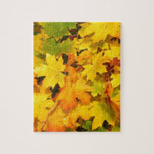 Het Blad van de herfst kleurt de Viering van het L Legpuzzel
