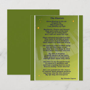 Het blad van de pianist