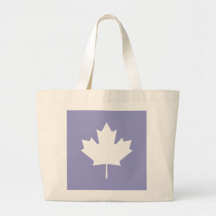 Het Blad Witte Transp van de esdoorn het MUSEUM Za Grote Tote Bag