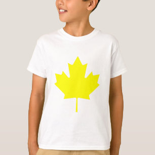 Het Blad YellowTransp van de esdoorn de Giften van T-shirt