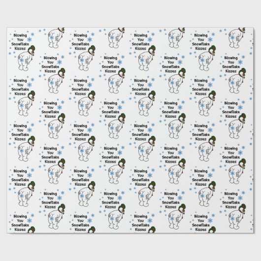 Het bladerend papier van de Kisses van de Snowflak (Vlak)