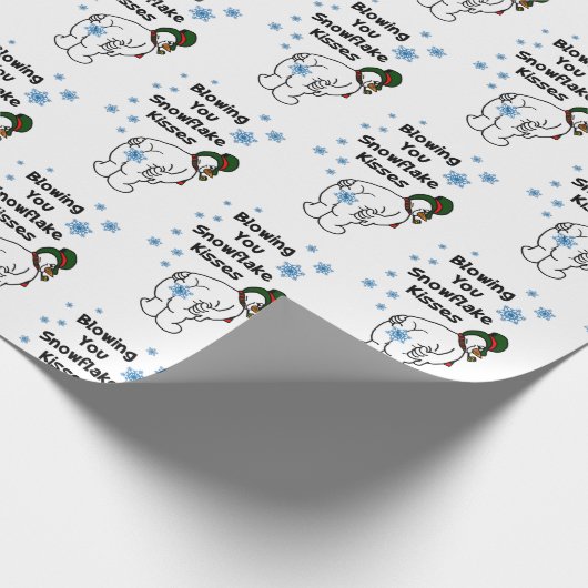 Het bladerend papier van de Kisses van de Snowflak (Hoek)