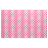 Het bladpatroon van de beuk - Hete roze en wit Stof (Yard (91,4 cm))