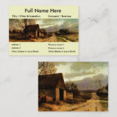 Het Bladwijzer van de Band en van de Gebieden van  Visitekaartje (Voorkant / Achterkant)