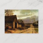 Het Bladwijzer van de Band en van de Gebieden van  Visitekaartje (Achterkant)