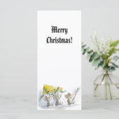 Het Bladwijzer van de kerstkaasvakantie binnenhale (Staand voorkant)