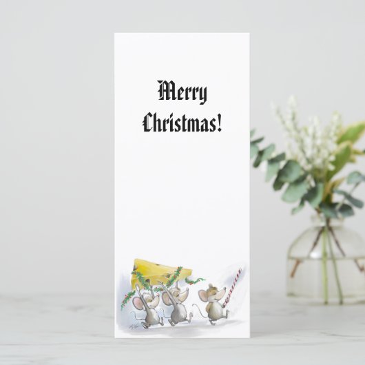 Het Bladwijzer van de kerstkaasvakantie binnenhale (Staand voorkant)