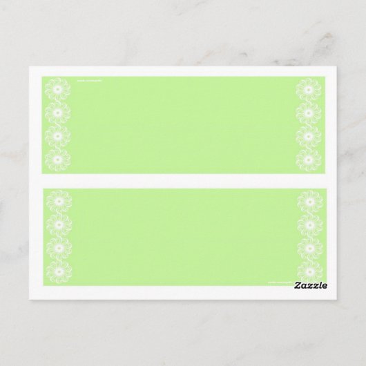 HET BLADWIJZER VAN DE KLOKJES VAN VIRGINIA BRIEFKAART (Achterkant)