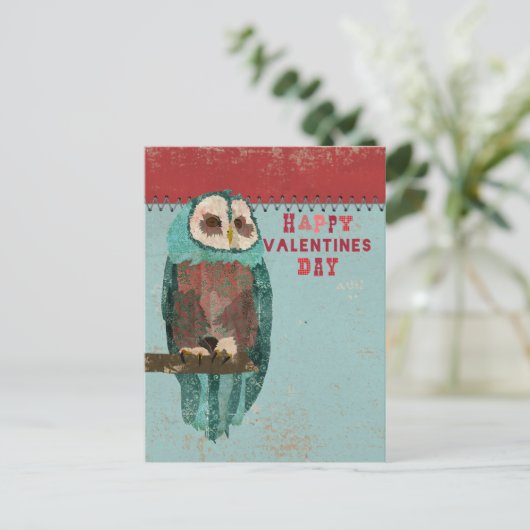 Het blauw bloost het Briefkaart van de (Staand voorkant)