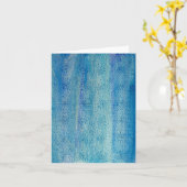 Het blauw dankt u nota neemt van Kaart (Gele Bloem)