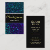 Het blauw en Groen schittert Visitekaartje (Voorkant / Achterkant)