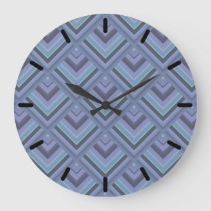 Het blauw-grijze patroon van de strepenschaal grote klok