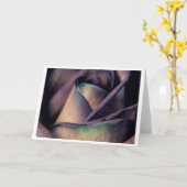 Het blauw nam dicht omhoog toe kaart (Gele Bloem)