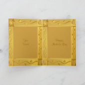 Het blauw nam in de Gouden Kaart van het Lijst toe (Binnen)