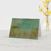 Het blauw van Bella Kaart (Gele Bloem)