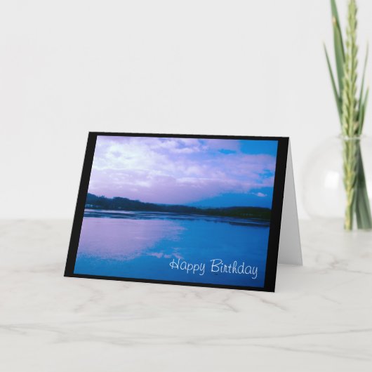 Het Blauw van bezinningen Kaart (Voorkant)